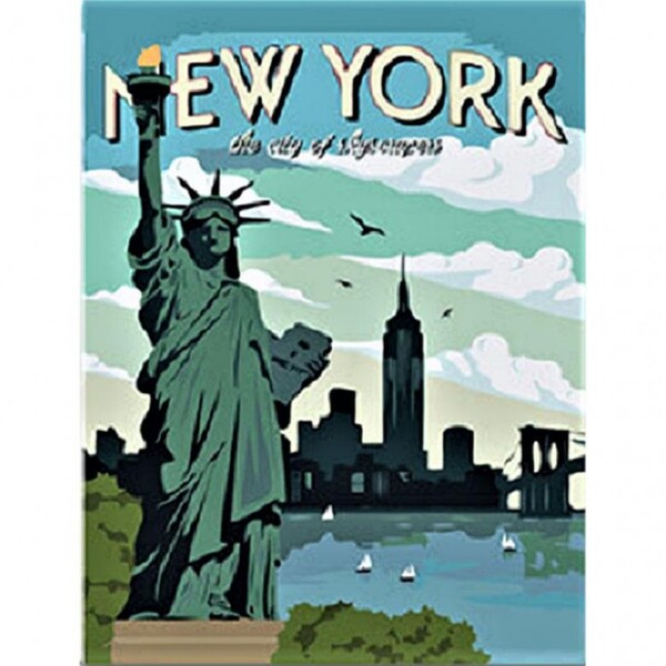 아이윙스 피포페인팅 P4-04 세계명소 뉴욕 DIY명화그리기 DIY그림그리기