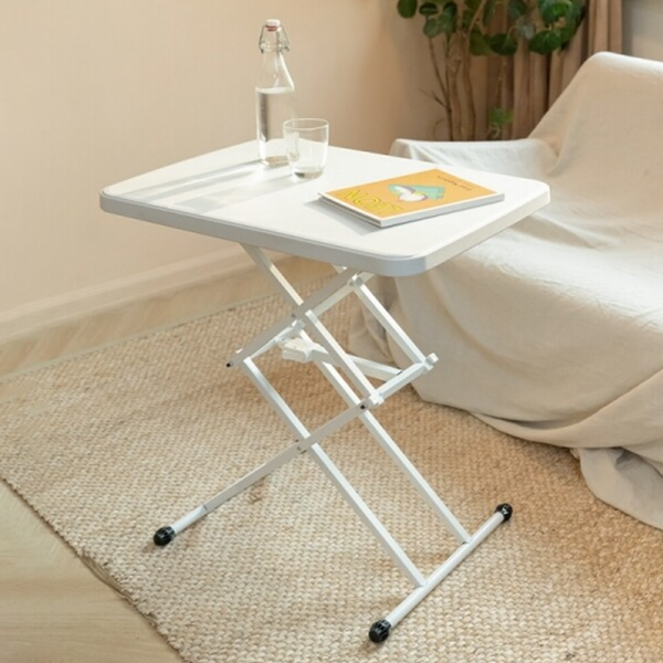 높이조절 접이식 테이블 이동식 튼튼한 쇼파 침대 사이드 테이블 다용도 좌식 책상 소파