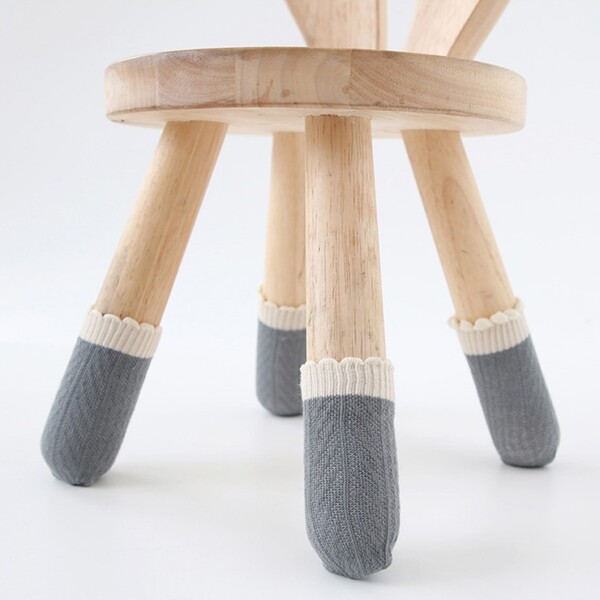 의자소음방지 다리캡 의자발커버 의자발캡 의자긁힘방지 의자 다리 긁힘 소음방지 다리캡 4개세
