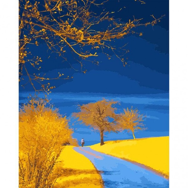 아이윙스 피포페인팅 PIPO-2082 가을겨울풍경 40x50 DIY명화그리기 유화수채화그리