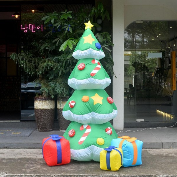 LED 에어벌룬 대형 크리스마스 트리 홍보 트리(180cm)
