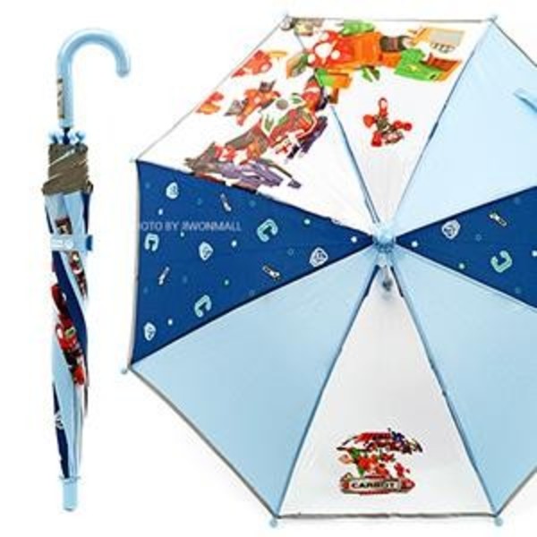 헬로카봇7 유니스핀 40 한폭 POE 우산 블루