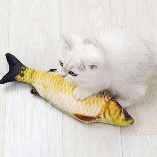 [PK] 리얼한 생선인형 쿠션 캣닢 수납 고양이 장난감