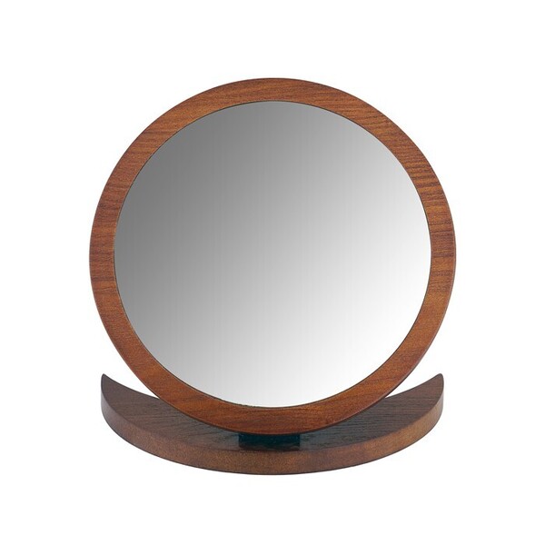 반달받침 원형 탁상 거울 (981974)