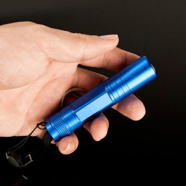 열쇠고리 스트랩 LED 후레쉬(블루) 휴대용 미니손전등