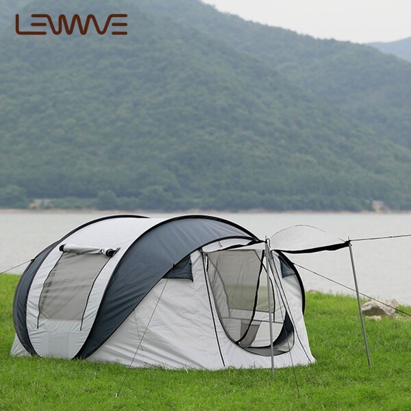 런웨이브 1초 원터치 팝업텐트 3 4인용 5 8인용 캠핑 낚시 차박 감성 텐트