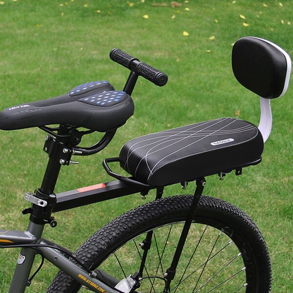 자전거 뒷안장 짐받이 등받이 쿠션 시트 보조 의자