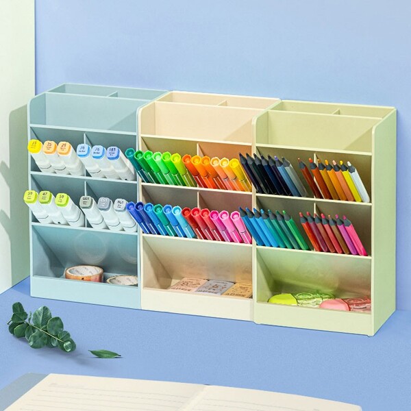 책상 연필 트레이 색연필통 꽂이 홀더 정리함 필통