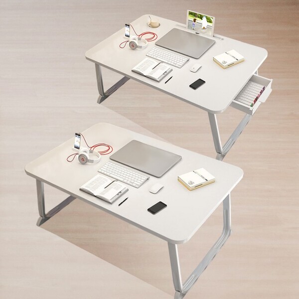 넓은 앉은뱅이 접이식 좌식테이블 낮은 책상(70cmX48cm) 2타입